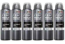 Dove Men Care Invisible Dry Deodorant Spray 150ml PACK OF 6