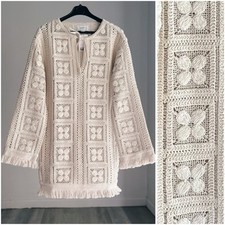 H&M Edition Crochet-Look Tunic Dress New XS S XL