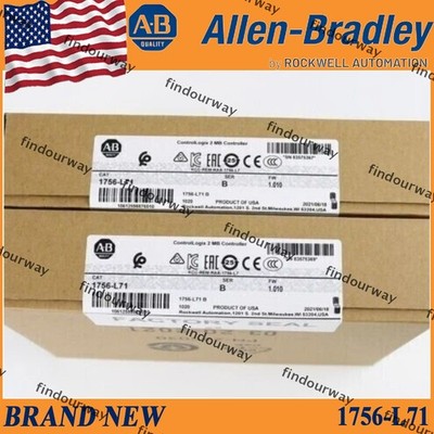 New Sealed NEW PLC 1756-L71 /B AB CompactLogix 2MB Controller 1756 L71
