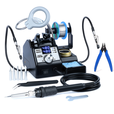 #ad YIHUA 926LED IV 60W Dual LED Digital Display Soldering Station Welding Tool $56.00