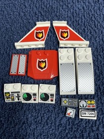 LEGO City 7206 Fire Helicopter 100% Complete 