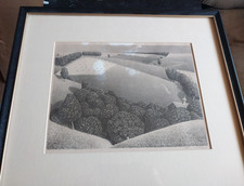 GRANT WOOD JULY FIFTEENTH 15th 1938 SIGNED STONE LITHOGRAPH /250 FRAMED MATTED