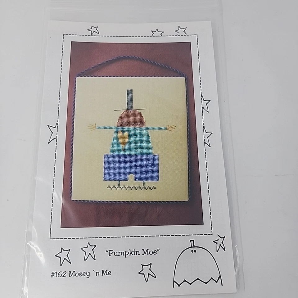 Mosey N Me Pumpkin Moe Cross Stitch Chart Pattern #162 - Image 2 of 4