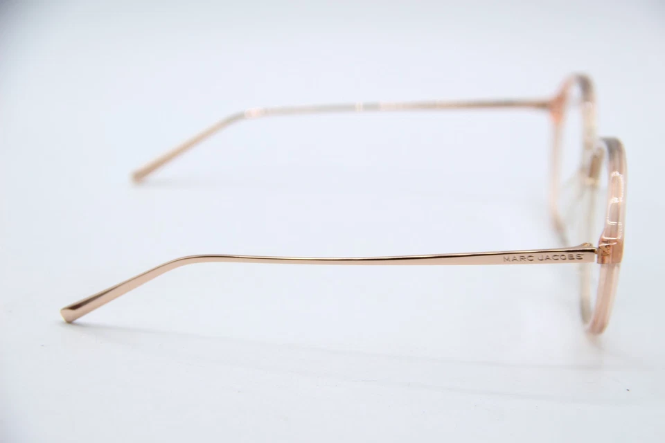 NOVO ÓCULOS MARC JACOBS 483 733 OURO CLARO BEGE ARMAÇÃO AUTÊNTICA 52-19 - Imagem 4 de 4