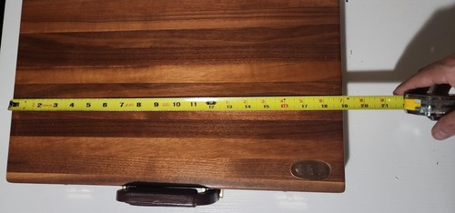 Vintage Wooden Gun Cleaning Kit Case Brass Fittings 19 x11. x 2 Organizer Set - Picture 9 of 12