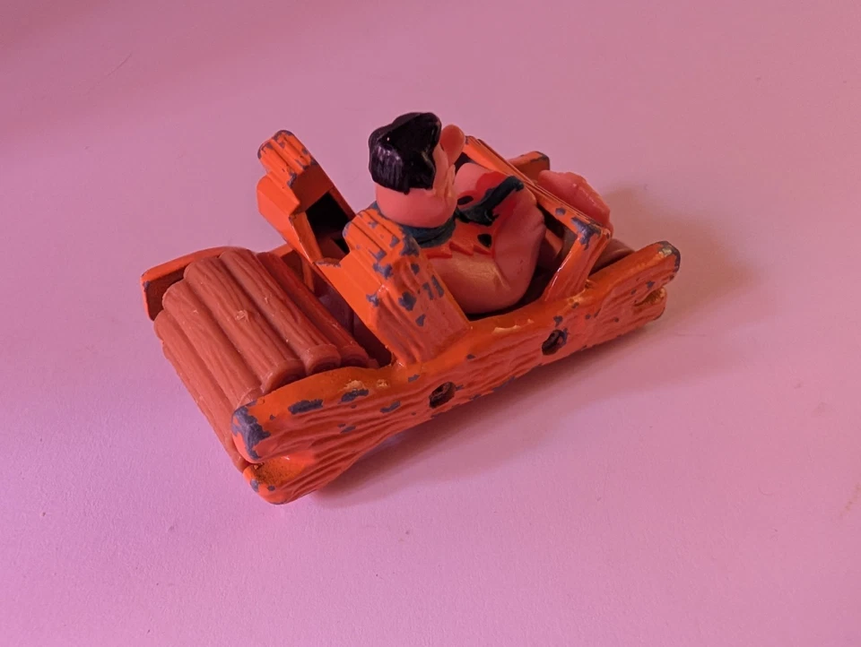 Coche de juguete diecast vintage Corgi Fred Flintstone 1982 programa de televisión diecast Foto 2 de 3