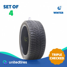 Set Of 4 Used 24540r18 Bridgestone Blizzak Ws90 Studless 97h - 7-832