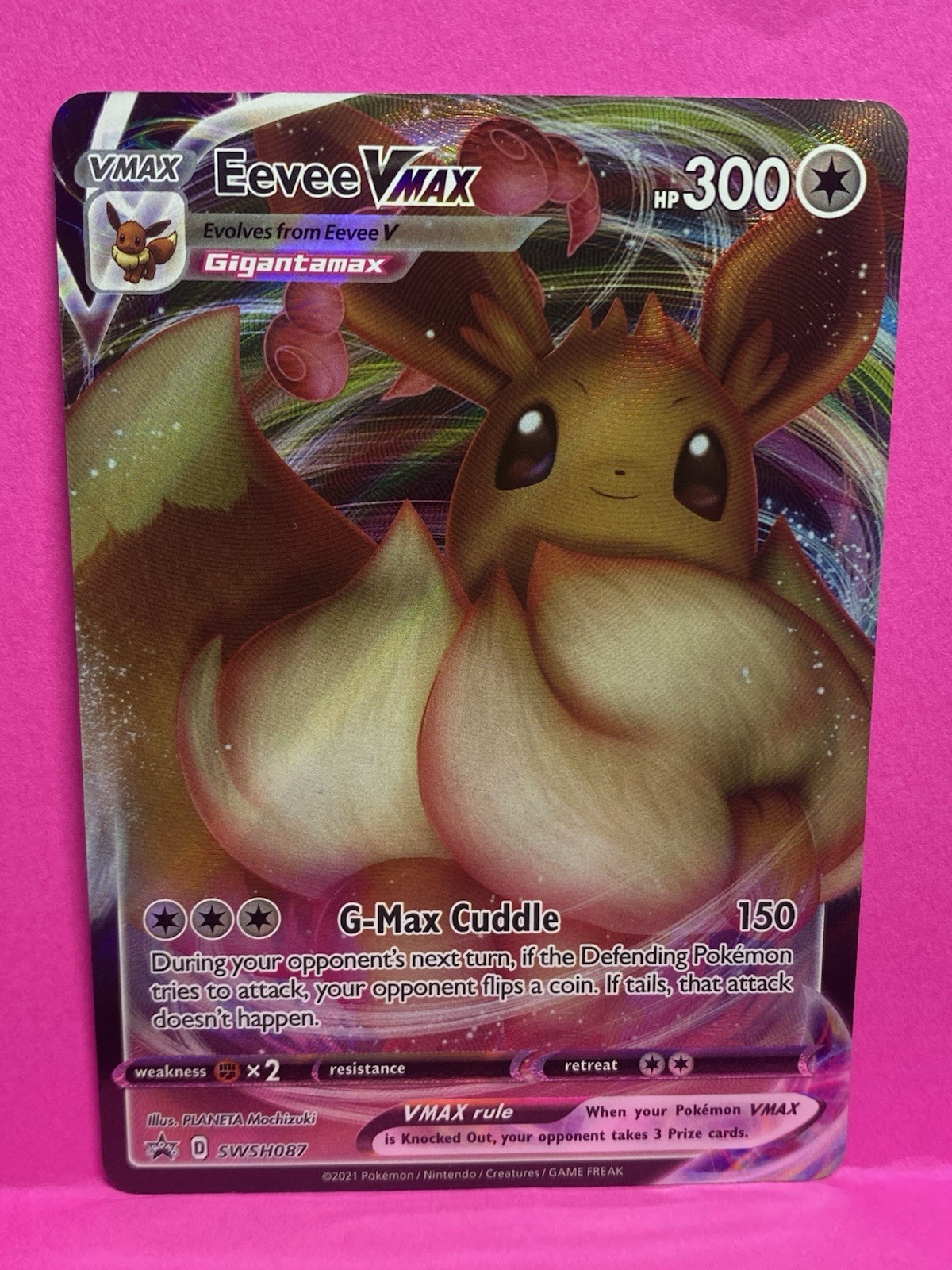 Eevee VMAX Promo SWSH087 Sword & Shield Promo Card (Read Description)