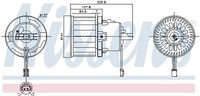 Nissens 87610 InnenraumgebläSe FüR Peugeot