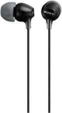 Sony MDREX15LP In-Ear Earbud Headphones, Black, Model Number: MDREX15LP/B