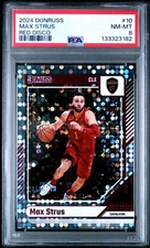 2024 PANINI DONRUSS RED DISCO #10 MAX STRUS 18/149 PSA 8