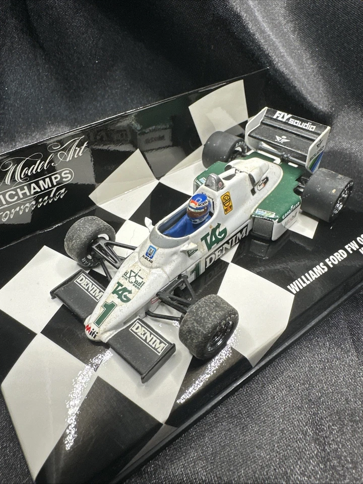 1:43 Minichamps Williams Ford FW08C 1983 K. Rosberg #1 ships boxed from USA - Image 3 of 4