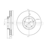 Metelli 2X Bremsscheibe Vorne Ø300 Mm BelüFtet FüR Ford Transit Kasten Fa_ _