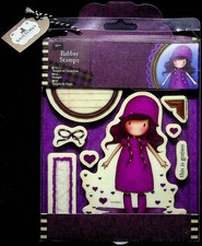 Santoro Gorjuss Tweed Rubber Stamps Set New Craft Collectible NOS