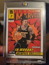 2021-22 Panini Donruss - Net Marvels Ja Morant #15 Press Proof Gold .