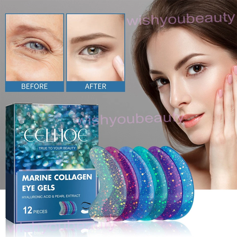 Eye Gels Pads Under Eye Patches for Puffy Eyes and Dark Circles with Collagen - Image 2 of 4