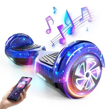Kids Hoverboard Electric Self-Balancing Bluetooth Music 360° Rotation Scooter