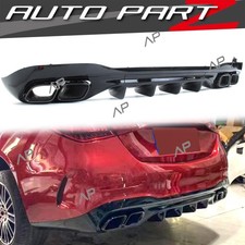 C63 Look Heckdiffusor für Mercedes C-Klasse W206 S206 AMG Line Stoßstange C63 Look Heckdiffusor für Mercedes C-Klasse W206 S206 AMG Line Stoßstange