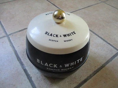 bac à glaçons vintage , BLACK&WHITE scotch whisky - Photo 1/4