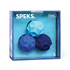 Speks Odds Silicone Magnetic Fidget Blue Peaks Stress Relief Pack of 3