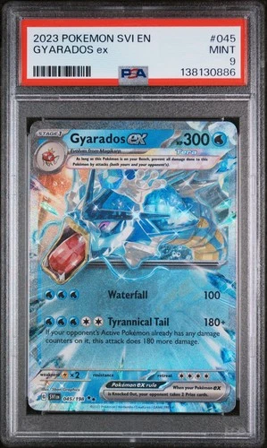 2023 POKEMON SVI EN-SCARLET & VIOLET #045 GYARADOS EX PSA 9