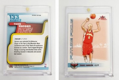 RARE SSP /10 DECADE EDITION PARALLEL 2003-04 Fleer Focus TRAVIS HANSEN RC HAWKS