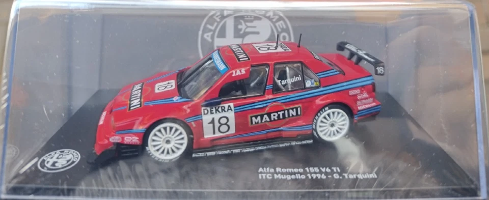 ALFA ROMEO 155 V6 TI - ITC MUGELLO- 1996 ALFA ROMEO SPORT COLLECTION 1:43 N#23 - Immagine 3 di 4