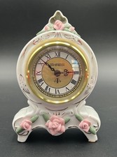 Golden Dragon Kleine Porzellan Tischuhr Kaminuhr #KA179