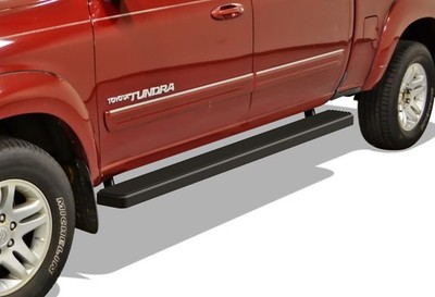 iBoard Running Boards 6 inches Matte Black Fit 04-06 Toyota Tundra Double Cab
