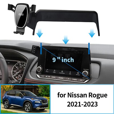 Car Phone Holder for Nissan Rogue 2021-2024 T33 8inch GPS Gravity Bracket