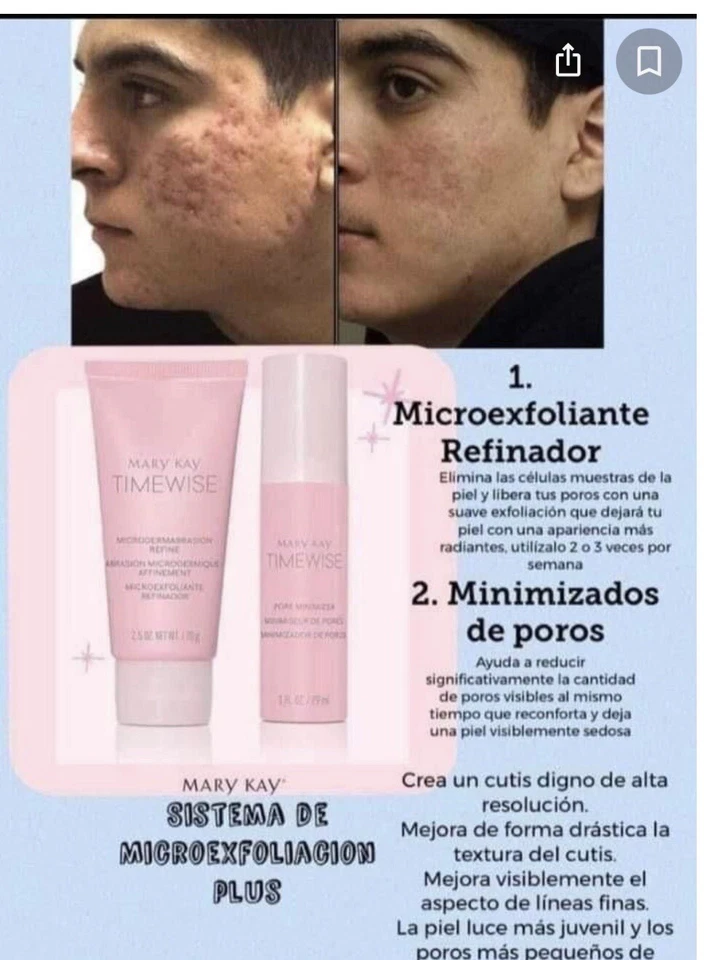 Mary kay microdermabrasión, microexfoliación plus set. Envío rápido Foto 2 de 3