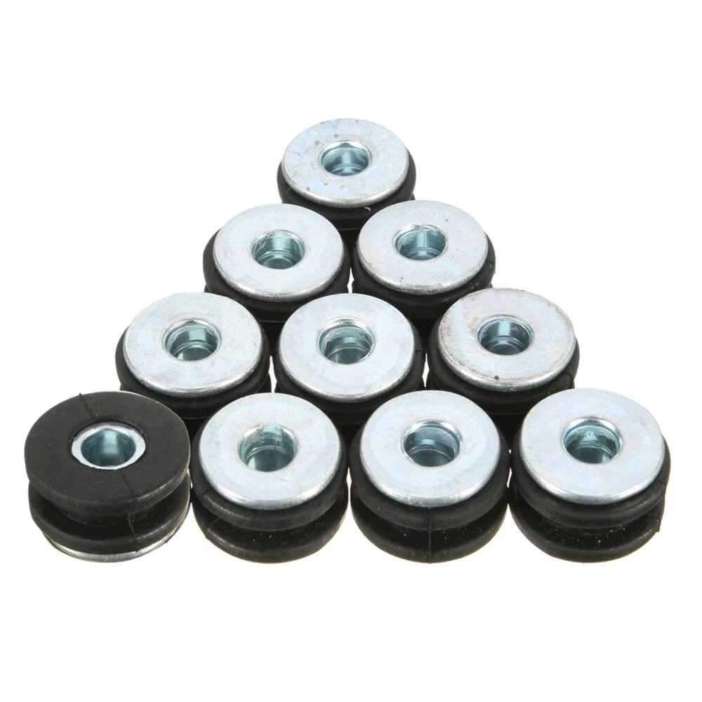 10Pcs Rubber Side Cover Grommets Fairing Universal - For Honda Kawasaki