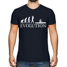Canoa Evolution Of Uomo T-Shirt Abbigliamento Regalo Canoa
