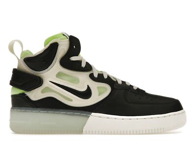 Nike Air Force 1 Mid React Black DQ1872-100 Men's Shoes