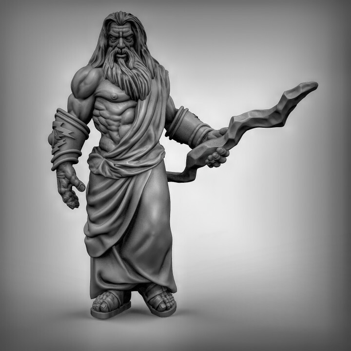 Géant de foudre en impression 3D pour donner du relief à vos sessions de D&D