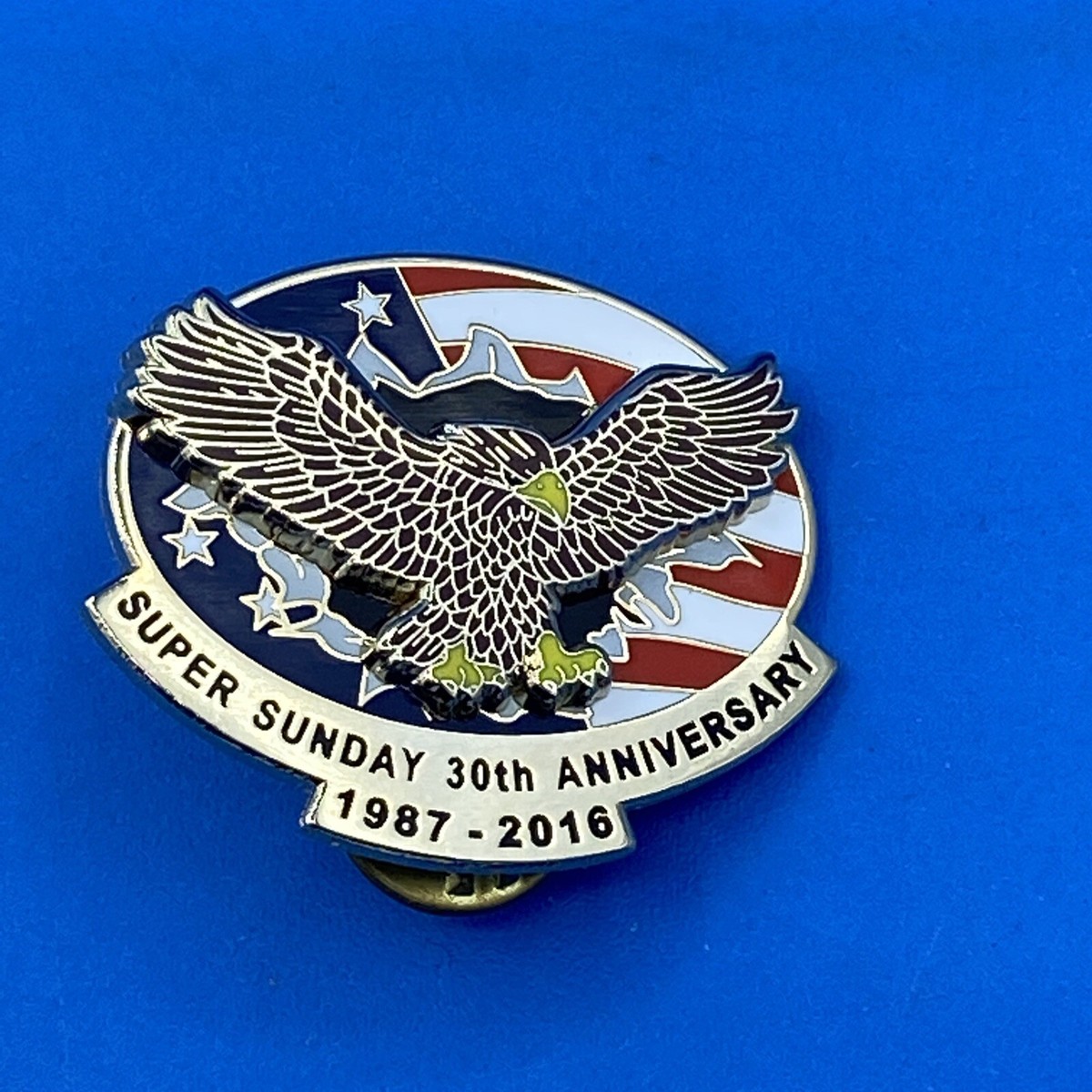 Super Sunday 30th Anniversary 1987-2016 Eagle Pin | eBay