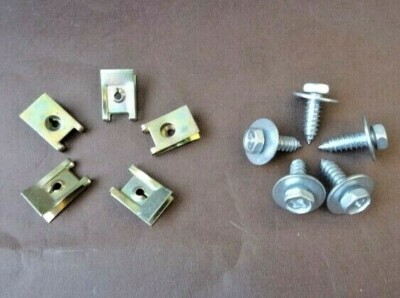 VW Engine Panel Cover Undertray Torx Screw & Speed Nut Clip Kit - 20 Piece Set