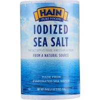 Hain Sea Salt - Iodized - 26 Oz - 1 Each on sale Hain Sea Salt - Iodized - 26 Oz - 1 Each on sale