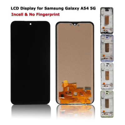 Black For Samsung Galaxy A54 5G LCD Display Touch Screen Assembly
