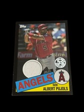 2020 Topps - 1985 Topps Baseball Relics Albert Pujols #85R-AP Black /199