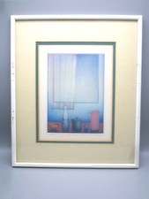 VTG Martin Ware Etching Window and Curtain 54/150 1985