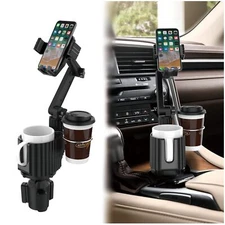 Car Cup Holder Mount,Universal Auto Cell Stand with Drink Expand Cup Holder,3...