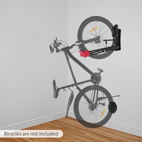NEW Rotatable Bike Hanger, Wall Mount Carbon Steel Bike Rack, Swivel Bike Rack - Picture 12 of 22