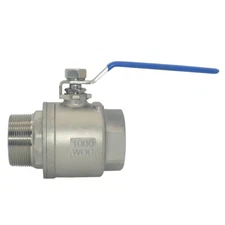 US STOCK 2 in inch NPT thread MALE to Female Full Port Ball Valve Stainless 304