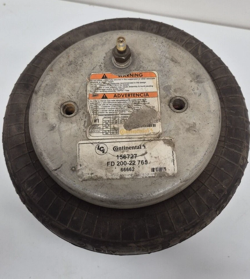 Continental 66662 Double Convoluted Air Spring Air Bag FD 200-22 765 - Image 2 of 4