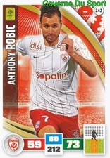 242 ANTHONY ROBIC FRANCE AS NANCY CARD ADRENALYN LEAGUE 1 2017 PANINI
