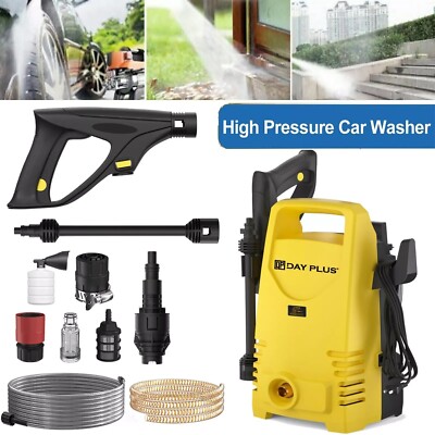 ELEKTRISCHER HOCHDRUCKREINIGER HIGH POWER JET WASHER TERRASSE AUTO REINIGER TRAGBAR