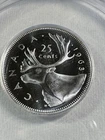 1963 Canada 25 Cents Silver Coin Proof Like Graded MS 66 by ANACS