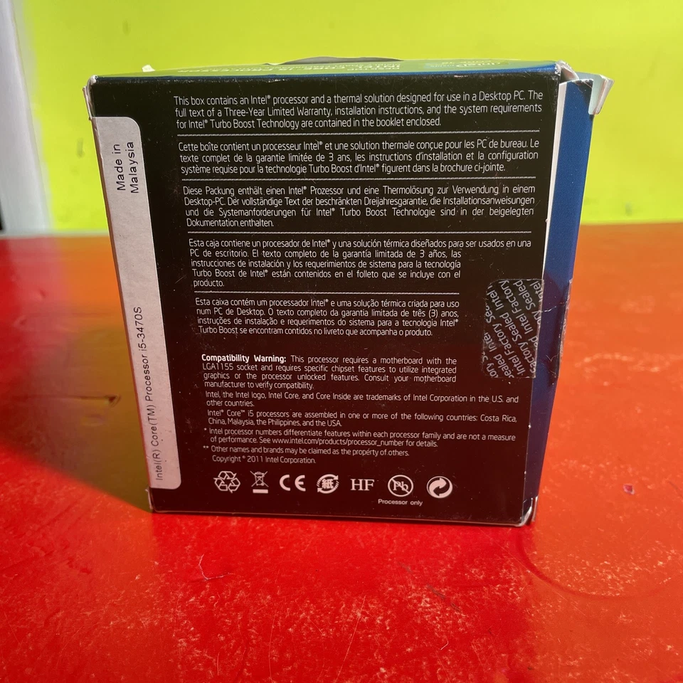 Intel Core i5-3470S 2.9GHz Quad-Core (BX80637I53470S) Processor - Image 3 of 4