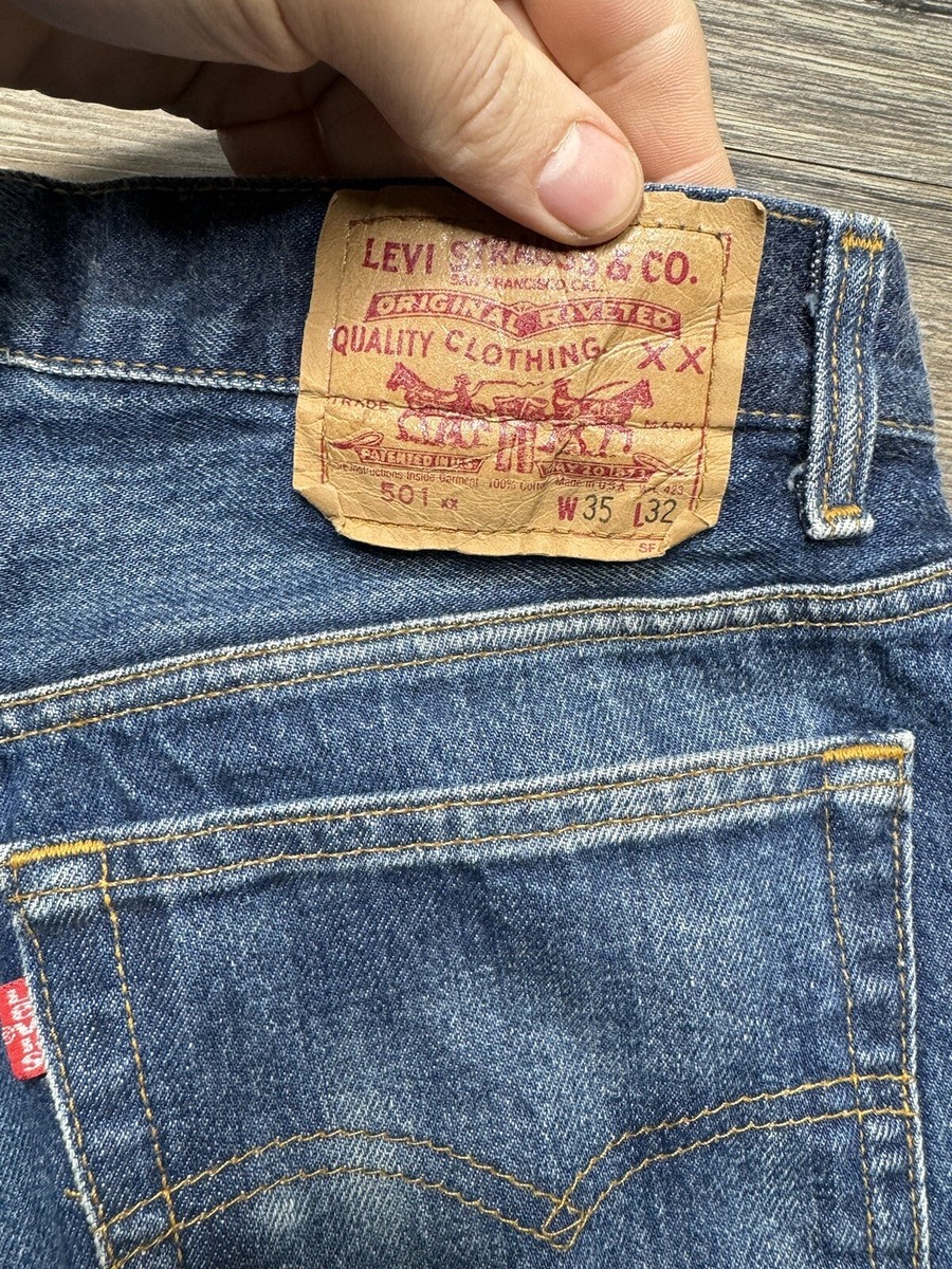 希少80s Levi's 501xxUSA製Authorized Vintage Vintage Levi's 501ZXX Blue Denim Deadstock Jeans | NIGO